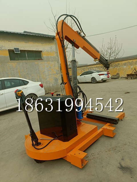宁乡市自卸车厢随车吊 自制轮式四不像起重机 四驱平板吊 5吨 贵盛